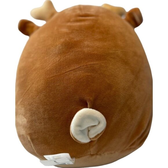 Squishmallows Deer Plush Toy 10" Brown Cream Cuddly Stuffed Animal Glitter Heart - Picture 4 of 4